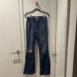 Good American Bootcut Flare Women Blue Jeans